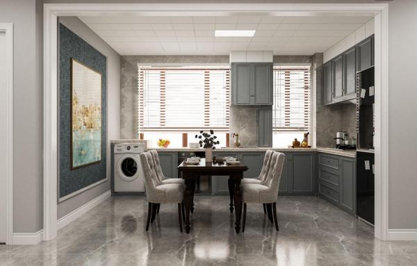 哈爾濱保利觀瀾76平米現代美式風 哈爾濱億居裝飾美式風格裝修