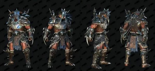 暗黑破壞神：不朽封測野蠻人盔甲套裝