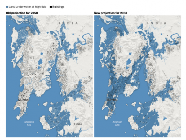 最新研究：2050年，海平面上升對人類的影響是之前預計的三倍