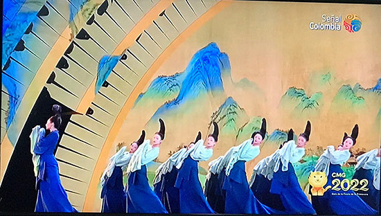 央視春晚精編版亮相哥倫比亞國家電視臺