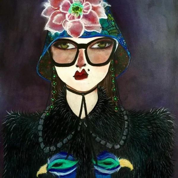 55歲大媽剛戒毒又患癌，第一次拿起畫筆便完美蛻變Gucci金牌畫師