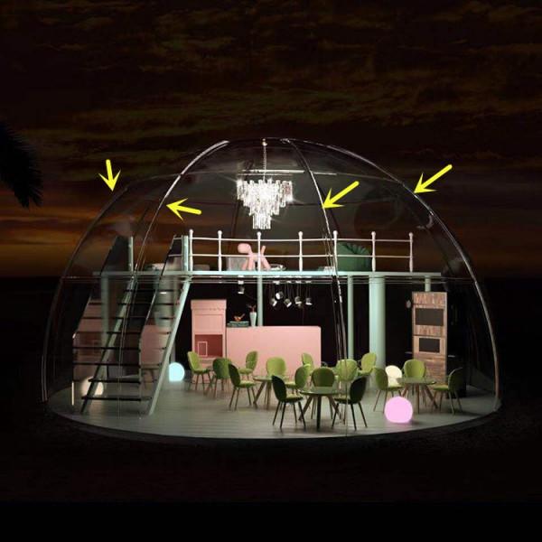 我有院子或露臺,也要打造圓球玻璃房,擁有2個陽光房,太賺了 我有院子或露臺,也要打造圓球玻璃房,擁有2個陽光房,太賺了