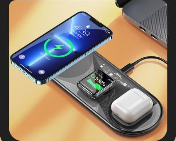 手慢無：3合1蘋果無線充158元 手機/手錶/耳機全搞定