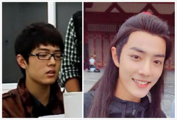 頂流肖戰出道前後的照片對比，肖戰蛻變真的很大