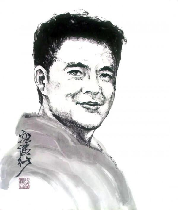 業餘畫家龍波行、作品精湛很正點