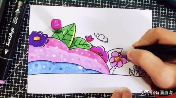 創意兒童畫:分享三款萬能背景畫法,卡通簡筆畫風格,收藏備用 創意兒童畫:分享三款萬能背景畫法,卡通簡筆畫風格,收藏備用