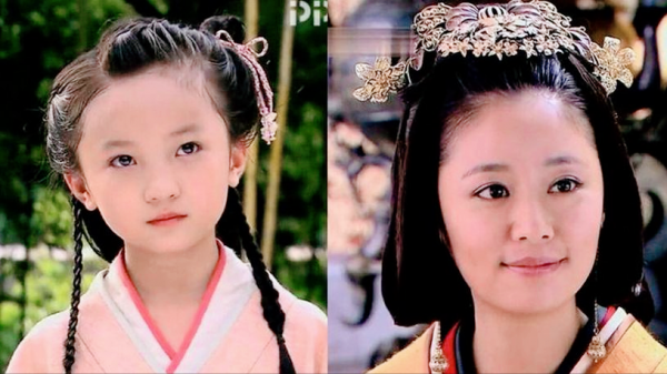 影視劇女主小時候與長大後對比，蔣勤勤好像仙女，舒暢楊紫差距大