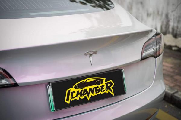 特斯拉MODEL3汽車Ichanger（ICR）改變者改色膜夢幻火山灰
