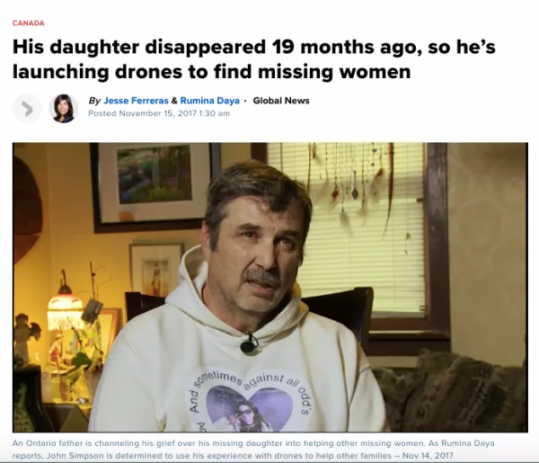 卑詩省女子離奇失蹤5年後 遺體才被找到 父母崩潰痛哭