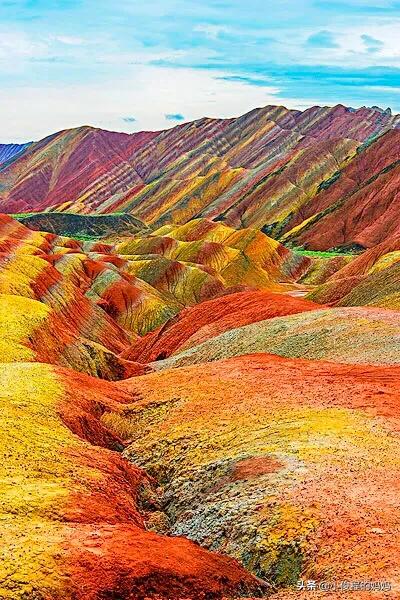 分享——張掖七彩丹霞風景