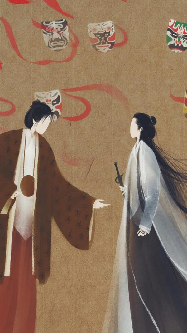 無臉古風插畫圖集：大話西遊之我的意中人是個蓋世英雄&lpar;三&rpar;