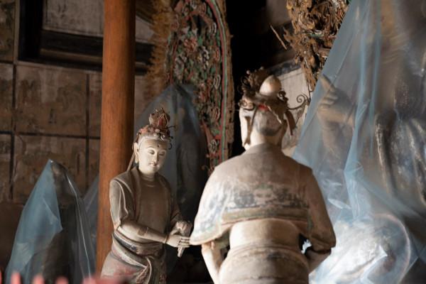 鎮國寺，山西古建築的代表，還可以看雕塑