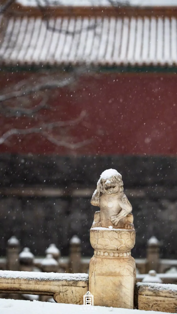 當故宮遇上今年第一場飄雪