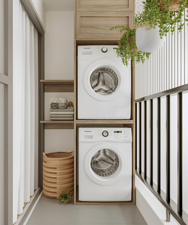 白色簡約家裝設計，乾淨利落的戶型