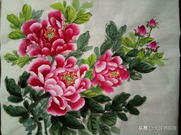 國畫寫意牡丹花,如何勾畫出層次感?畫師教你一招,輕鬆畫好 國畫寫意牡丹花,如何勾畫出層次感?畫師教你一招,輕鬆畫好