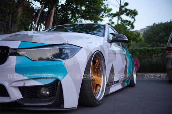 氣動姿態只是開始 定製拉花讓這輛寶馬3系回頭率百分百