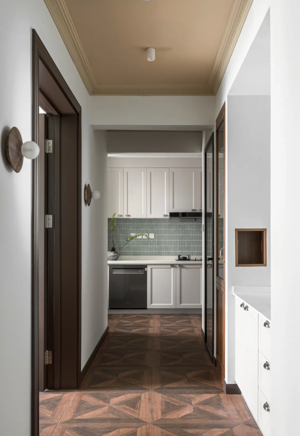 56㎡復古法式風格小戶型公寓裝修，浪漫生活體驗