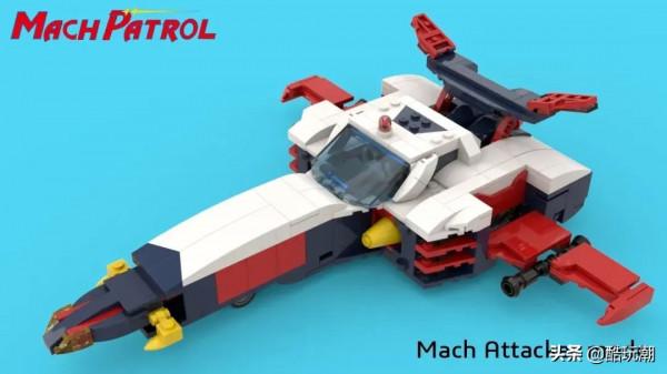 樂高Ideas作品《無敵鋼人泰坦3》“馬赫巡邏車”獲得10000票支援
