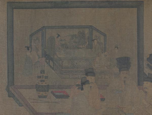 《重屏會棋圖》的棋盤裡，藏著南唐王位繼承的政治玄機？