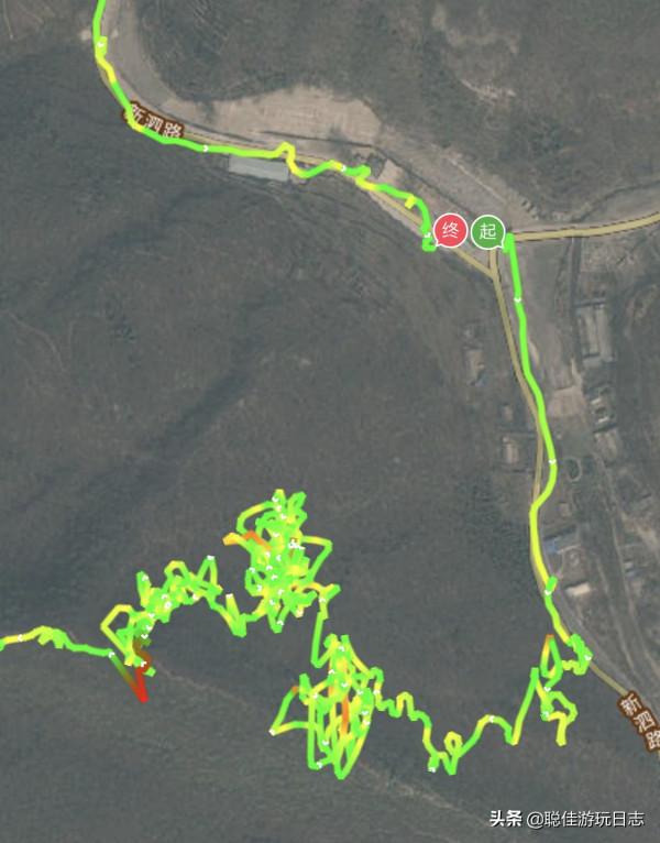 北京徒步登山：房山藥王谷環穿，三水步道泗馬溝段，灌木叢段太野