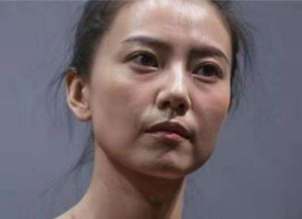 大s卸妝後，高圓圓卸妝後