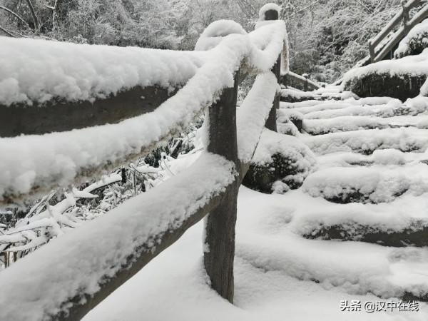 宛如仙境！漢江源景區下雪啦