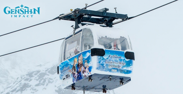 龍脊雪山成現實？阿爾卑斯驚現原神滑雪場，老外：約會聖地預定