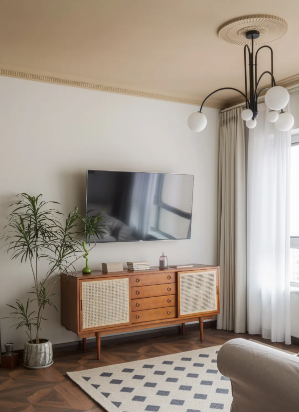 56㎡復古法式風格小戶型公寓裝修，浪漫生活體驗