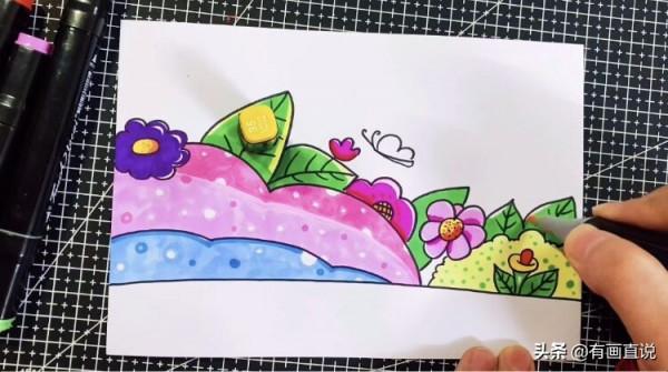 創意兒童畫:分享三款萬能背景畫法,卡通簡筆畫風格,收藏備用 創意兒童畫:分享三款萬能背景畫法,卡通簡筆畫風格,收藏備用