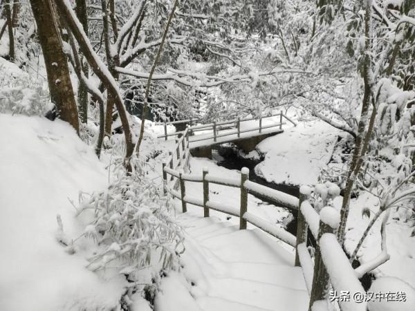 宛如仙境！漢江源景區下雪啦