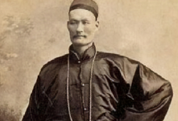 清朝巨人詹世釵遠渡重洋，娶英國妻子生兒育女，他真的有3.19米？