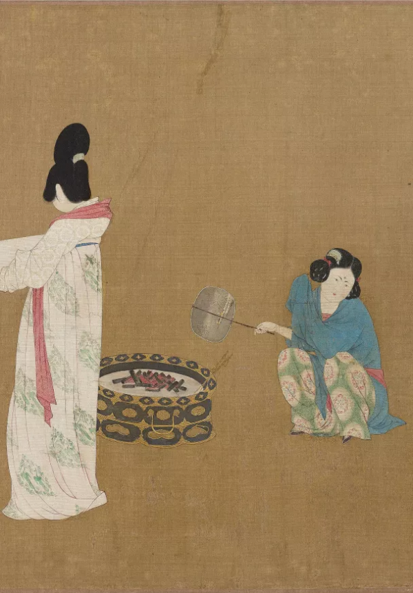 宋徽宗臨摹下的《搗練圖》,放大後,細節超震撼 宋徽宗臨摹下的《搗練圖》,放大後,細節超震撼