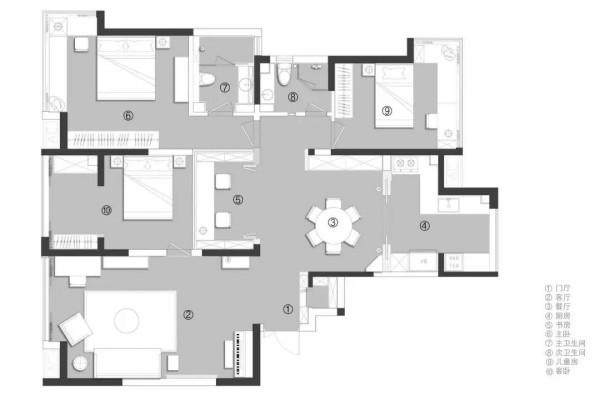 化繁為簡的125㎡奶咖味兒住宅，用“光”營造氛圍