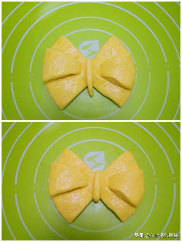 用南瓜做蝴蝶結麵食，有詳細圖解，治癒挑食的女寶寶，寶媽學起來
