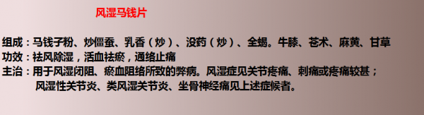 17種用於風溼的中成藥!建議收藏 17種用於風溼的中成藥!建議收藏