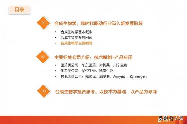 合成生物學產業研究：未來已來，開啟“造物”時代