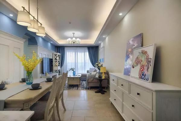 老公爆改90㎡二手房，電視牆的石膏線太漂亮，餐廳的小卡座很滿意