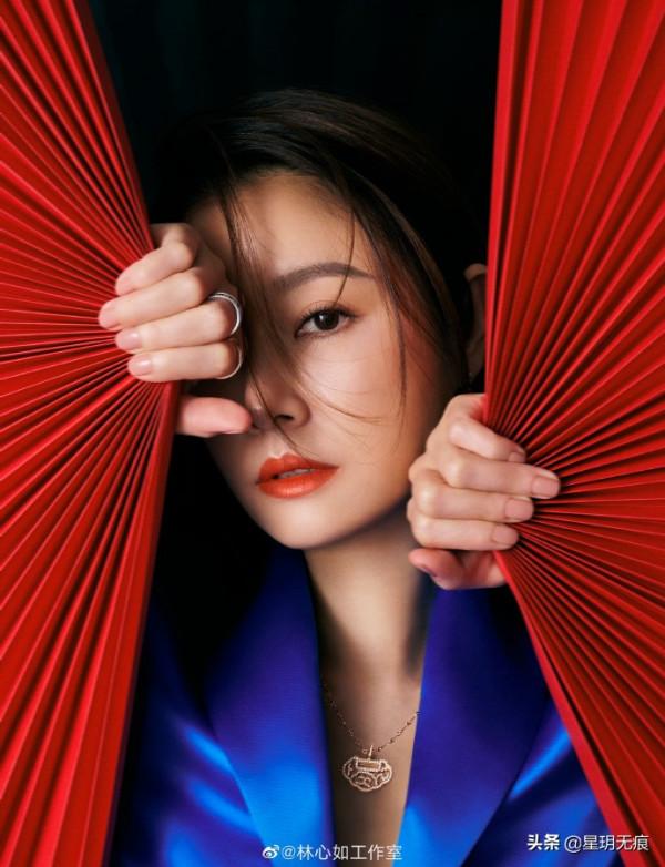 林心如新春雜誌大片 面容姣好面板緊緻46歲狀態佳