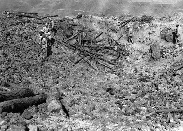 松山大戰,中國3000公斤炸藥請日本軍隊坐上“人造火山” 松山大戰,中國3000公斤炸藥請日本軍隊坐上“人造火山”