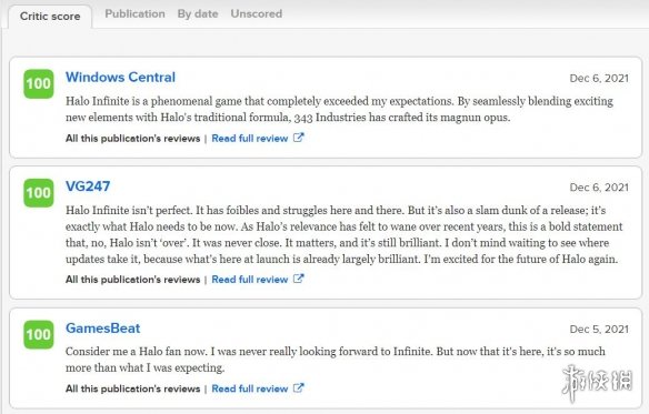 光環無限媒體評分解禁 光環無限M站均分87 光環無限媒體評分解禁 光環無限M站均分87