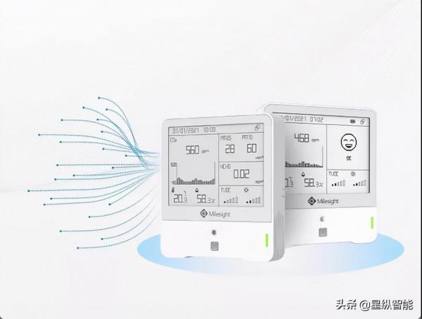 LoRaWAN室內環境監測感測器,九大引數,一體監測 LoRaWAN室內環境監測感測器,九大引數,一體監測