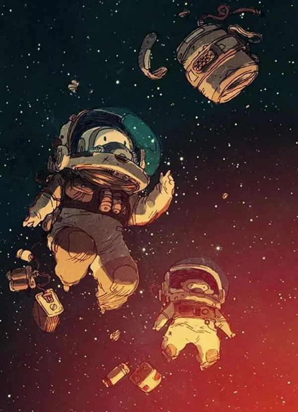 科幻插畫：宛若宮崎駿作品的激萌畫面