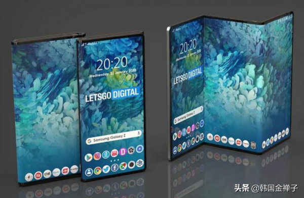 韓國三星計劃推出三折式手機，或將實現反向無線充電，專利獲批