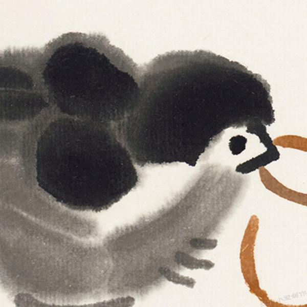 齊白石名畫《他日相呼》探秘:這兩隻小雞看似簡單,其實奧妙無窮 齊白石名畫《他日相呼》探秘:這兩隻小雞看似簡單,其實奧妙無窮