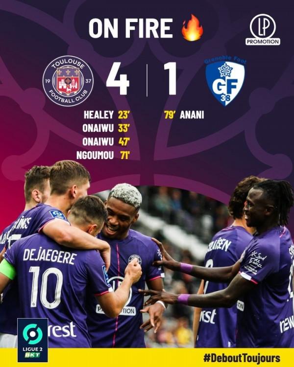 日本混血前鋒阿道留洋前8場聯賽為圖盧茲打進5球