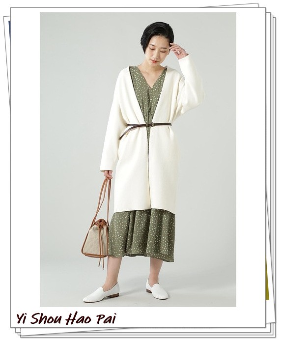 白色開衫的秋季輕熟風搭配示範!3種長度24例穿搭look分享 白色開衫的秋季輕熟風搭配示範!3種長度24例穿搭look分享