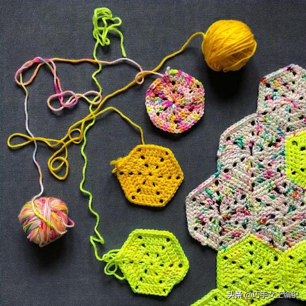 鉤編留下太多的零線，幾十種六角的鉤法，讓你家美出花來