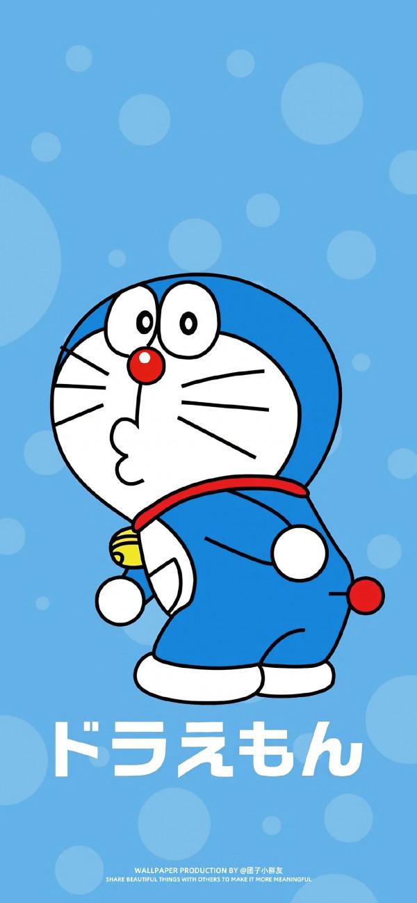 哆啦A夢 | 藍胖子4K高畫質全面屏手機桌布