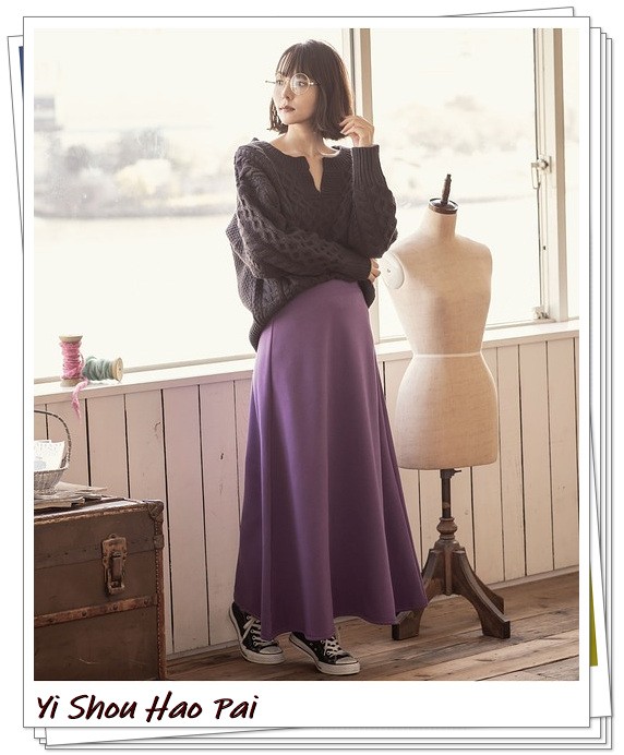 冬天穿紫色很不錯！15種搭配案例，非常適合輕熟女人