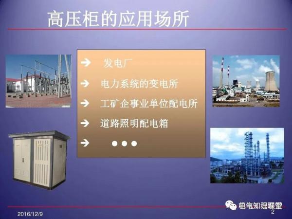 79頁ppt帶你全面瞭解高壓開關櫃的組成、應用場所等相關知識